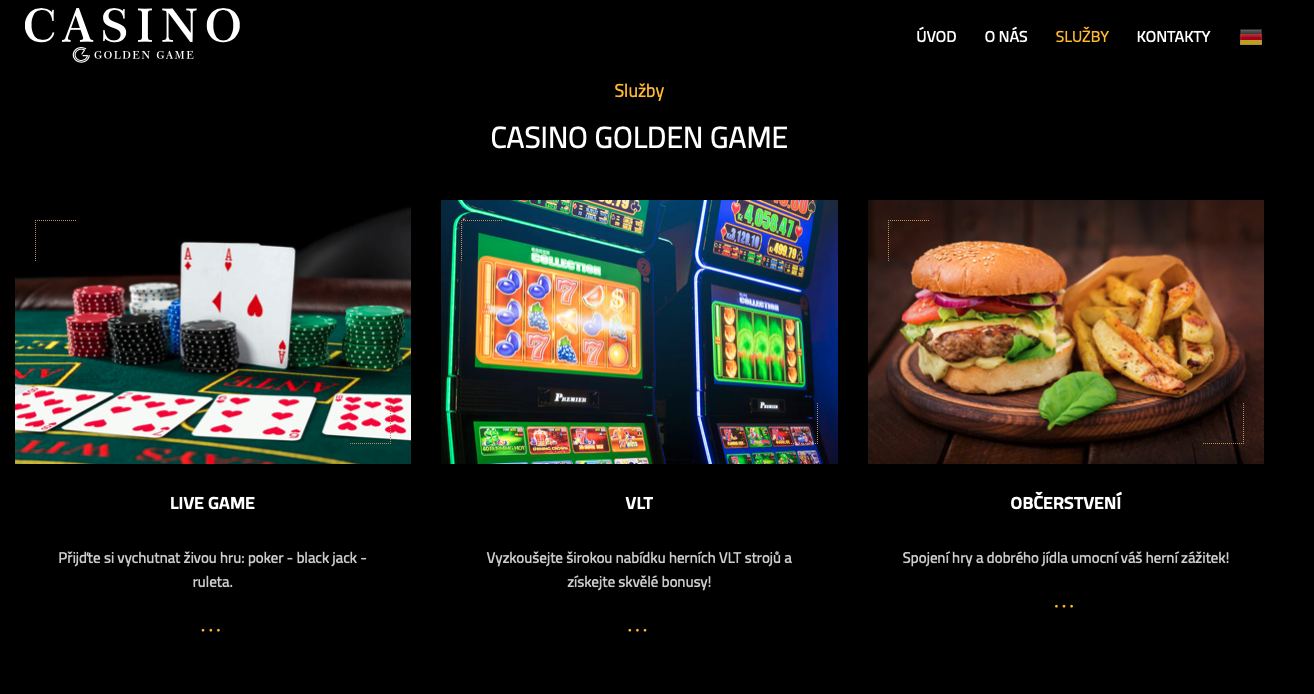 Casino Golden Games hry v casinu