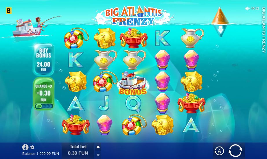 Big Atlantis Frenzy Slot Game