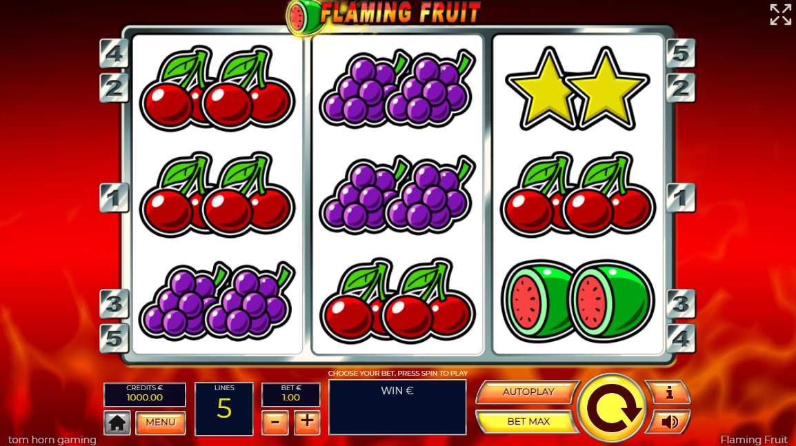 Flaming Fruit Slot Game