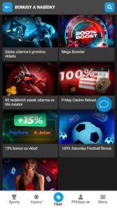 Megapari bonusy