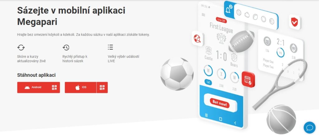 Megapari Mobile App Czech