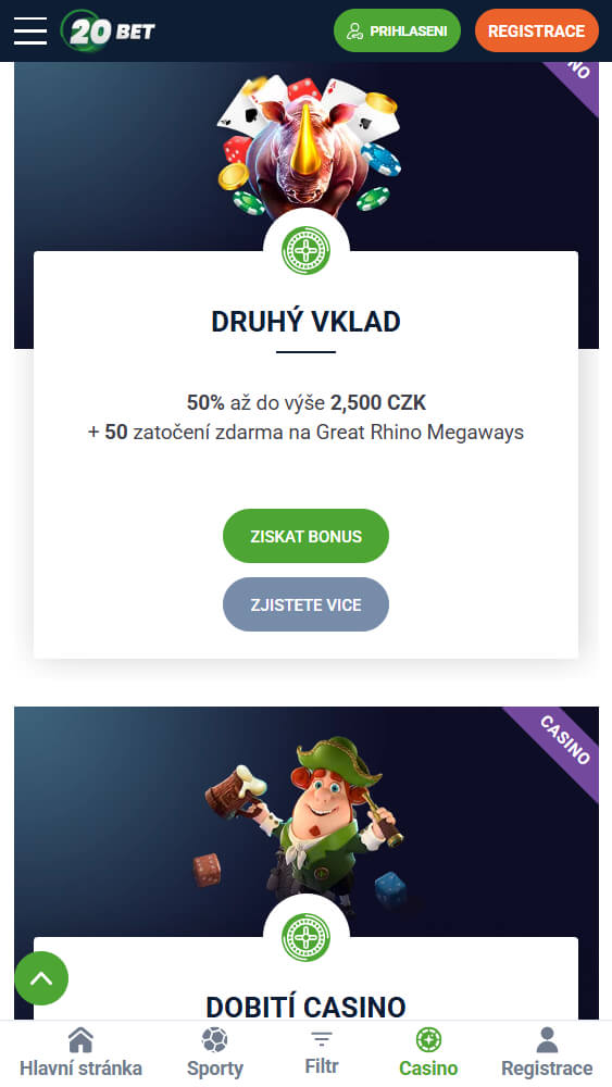 20bet Bonus